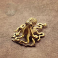New Antique Octopus Home Decoration Brass Copper Animal Figurines Miniatures Desk Ornament Accessories Creative Table Craft Oasis Select Big Octopus