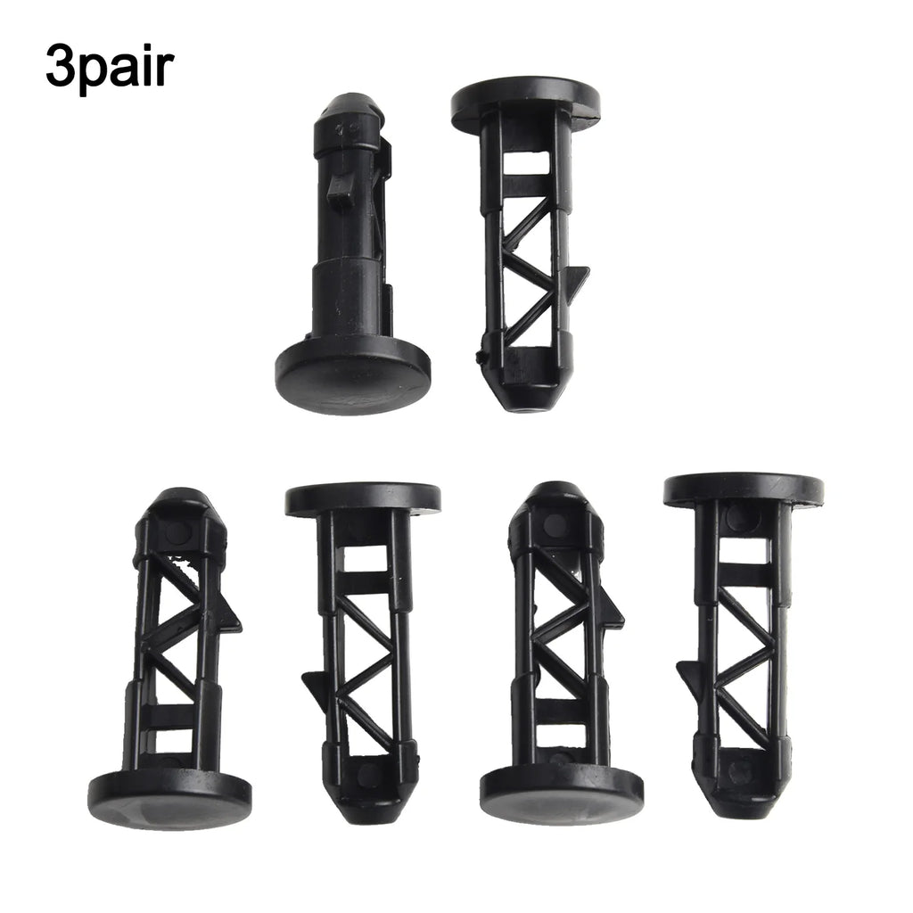 1/3pairs Plastic Wheelie-Bin Lid Hinge Pin For 240L Wheelie-Bins Household Commercial Trash Cans Waste Bin Tools Oasis Select 3 pairs