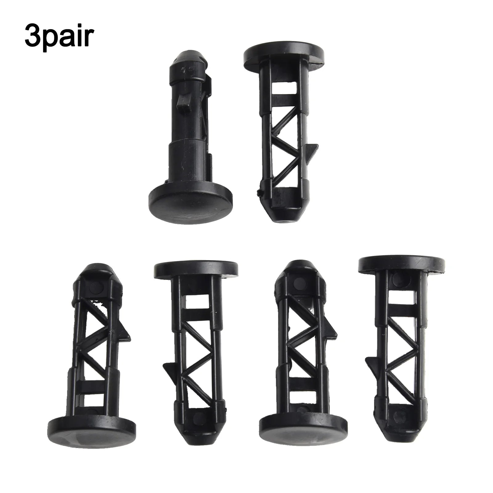 1/3pairs Plastic Wheelie-Bin Lid Hinge Pin For 240L Wheelie-Bins Household Commercial Trash Cans Waste Bin Tools Oasis Select 3 pairs
