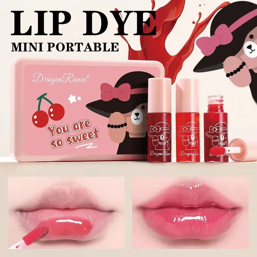 Dragon Ranee Mirror Lip Gloss Set – 6 Mini Long-Lasting Shades