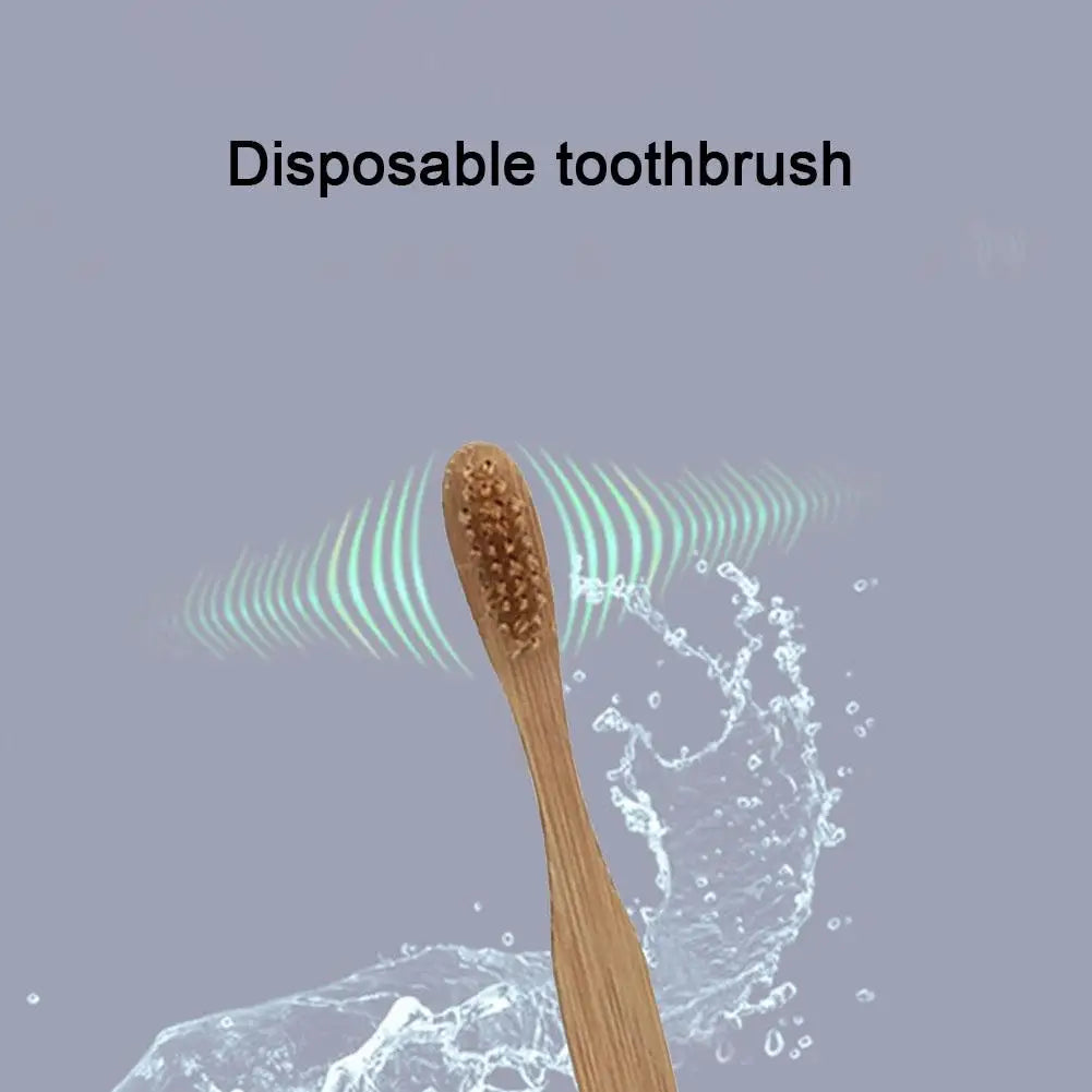 Bamboo Toothbrush Set – Soft Bristles, Travel & Eco-Friendly