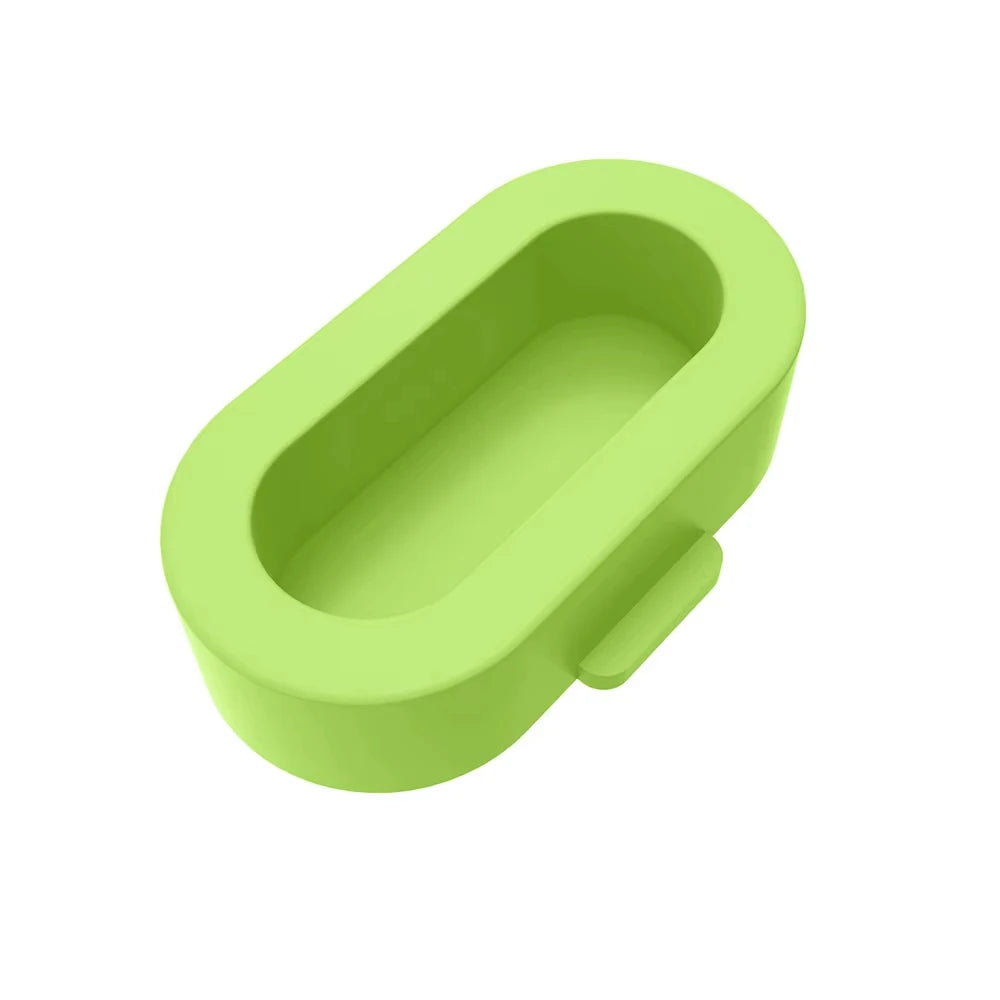 Silicone Dustproof Charging Port Cap for Garmin Fenix & Forerunner Watch Port Protector Oasis Select green