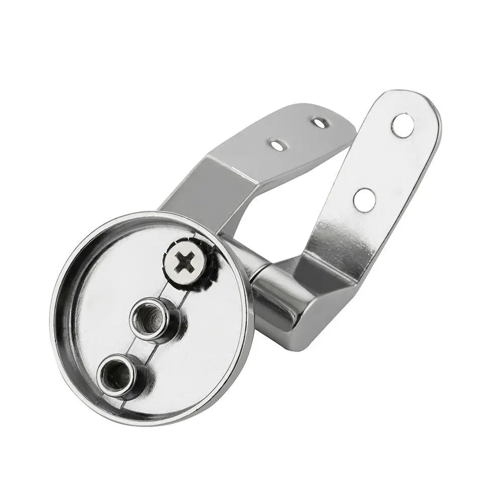 2/4pcs Toilet Seat Hinges Universal Seat Top Fix Hinge Stainless Steel Replacement Toilet Seat Parts Mounting Connector Attachme Oasis Select