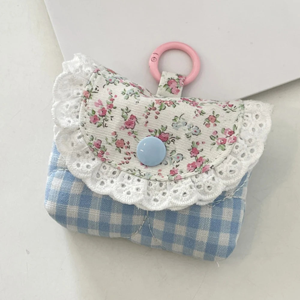 Lace Earbuds Case Cover – Cute Protective Pouch & Clip