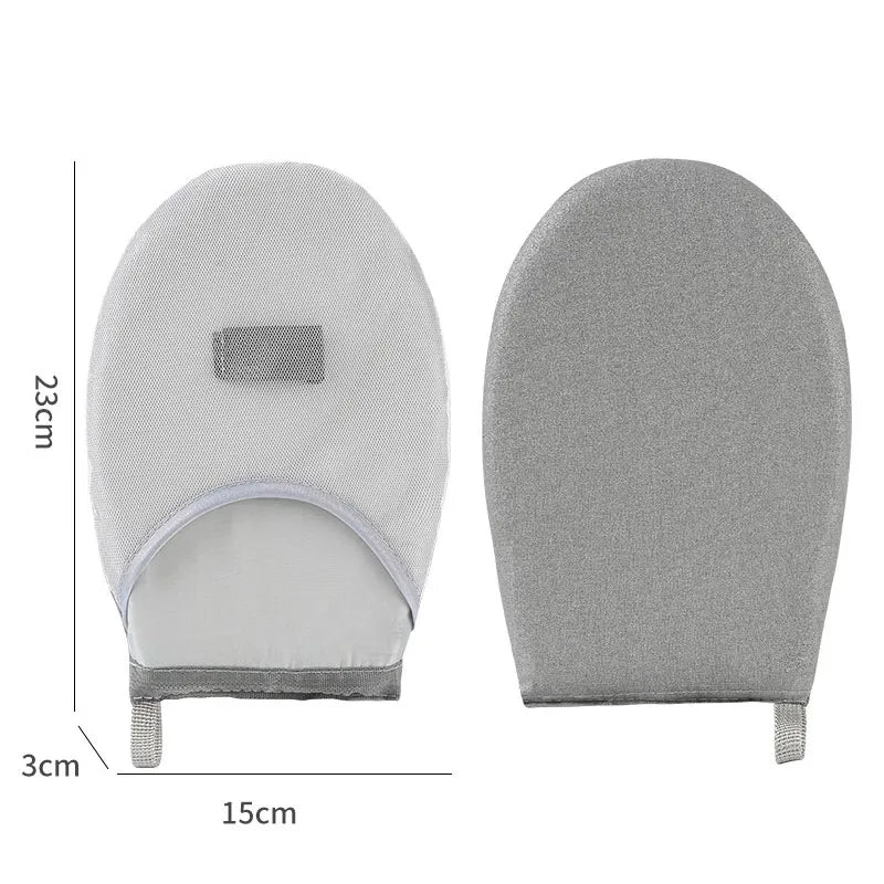 Portable Handheld Ironing Board with Heat Compact for Travel and Home Use Resistant Glove and Sleeve Garment Steamer Holder Oasis Select