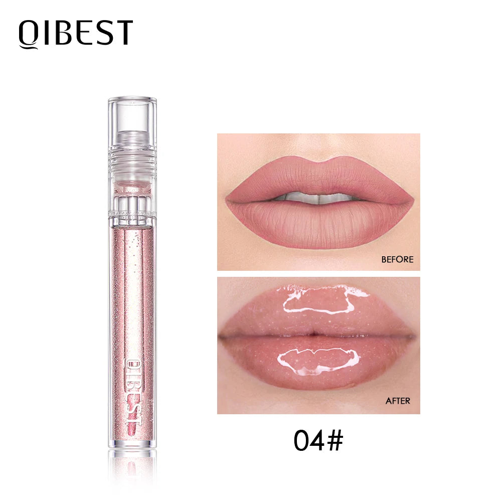 QIBEST Plumping Lip Gloss – Hydrating Long-Lasting Tint