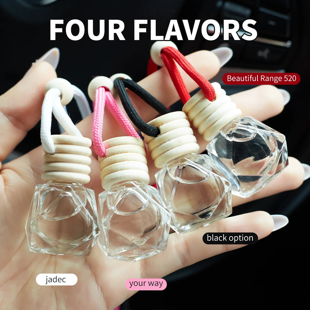 Perfume Bottle Car Air Freshener – Long-Lasting Scent Car Air Freshener Oasis Select