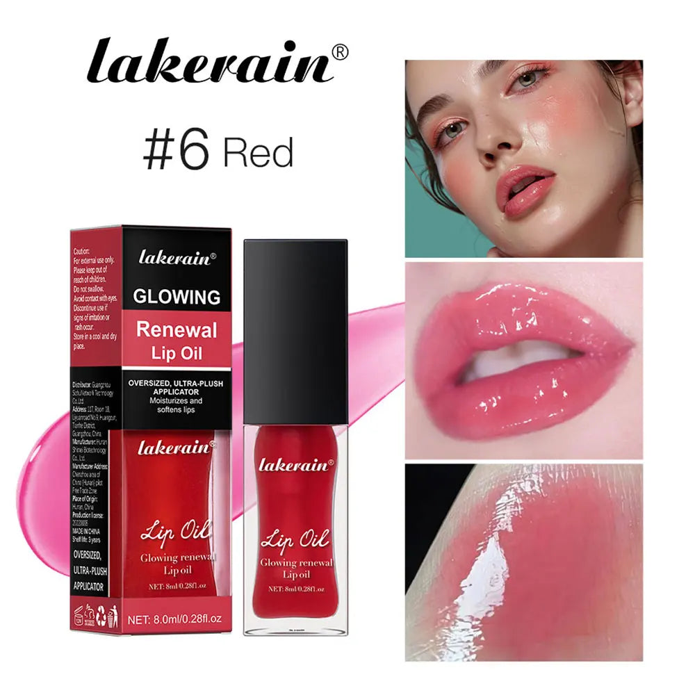 Glowing Lip Oil Moisturizing Gloss Care Of The Lips Benetitnt For Lips Plumping Nourishing Jelly Liquid Pink Plumping Gloss Oil Oasis Select color 6