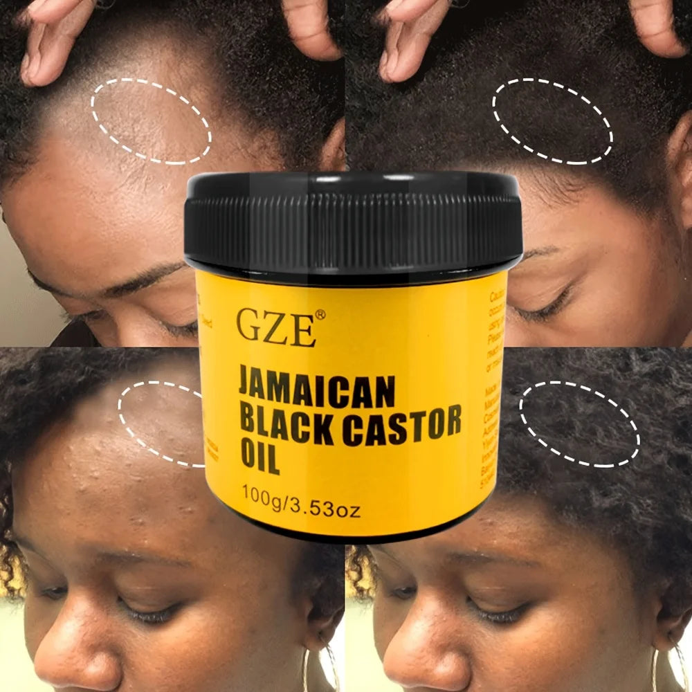 GZE Jamaican Black Castor Oil – Cold-Pressed Hair & Skin Oil