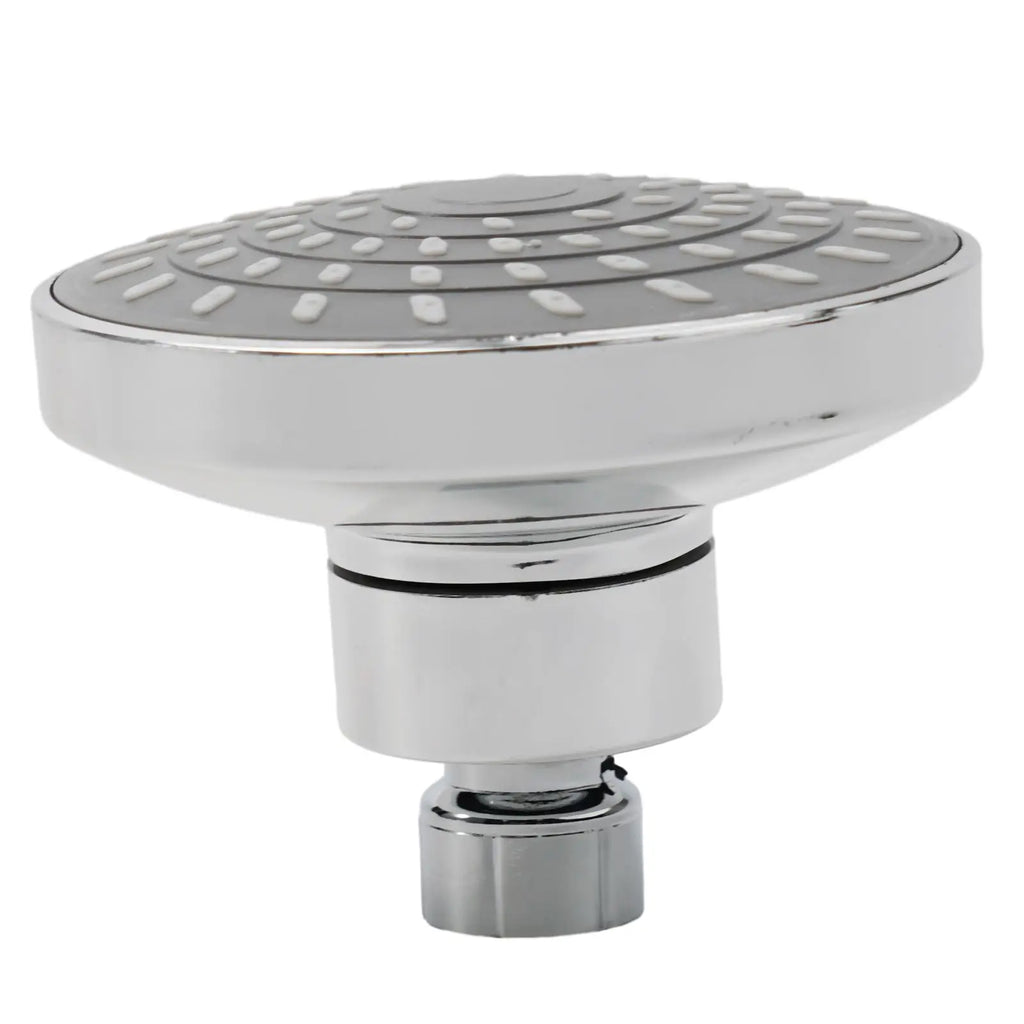 Shower Head Sprayer Adjustable Rainfall Wall-Mounted Chrome ABS Plastic High-Pressure Shower Heads Bathroom Fixture Accessories Oasis Select