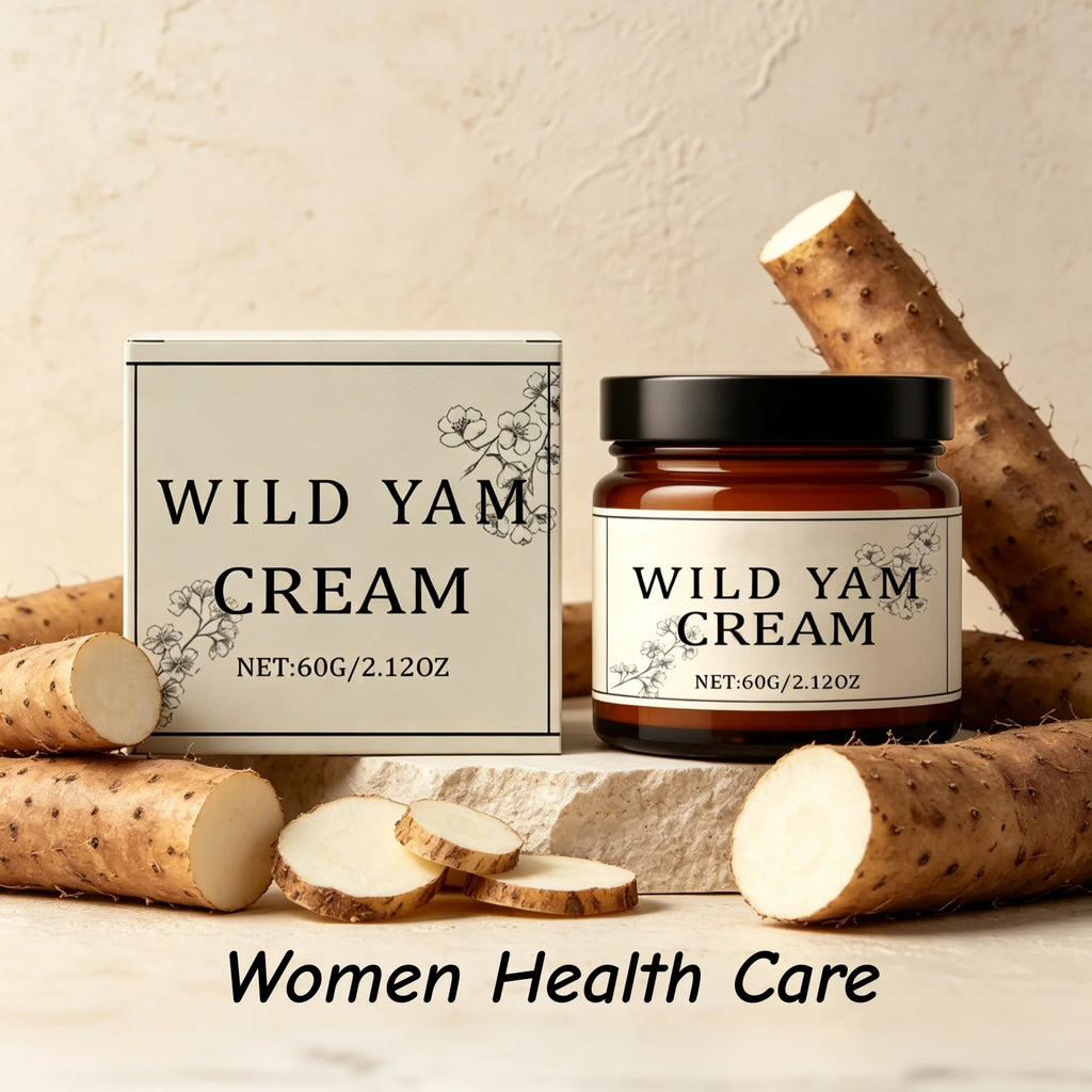 Wild Yam Cream Help Hormone Balance Soothing Menopause Stress Reduce Hot Flashes Women Body Balance Support Body Relief Creams Oasis Select
