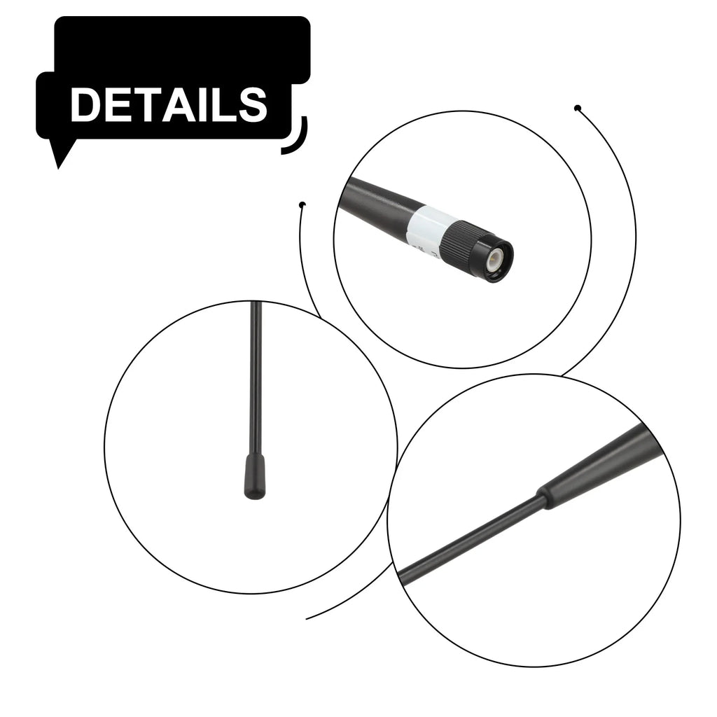 Connector For Radio Devices 4dBi Antenna Black GPS Antenna Applicable For KOLIDA High Reliability PVC Material Oasis Select