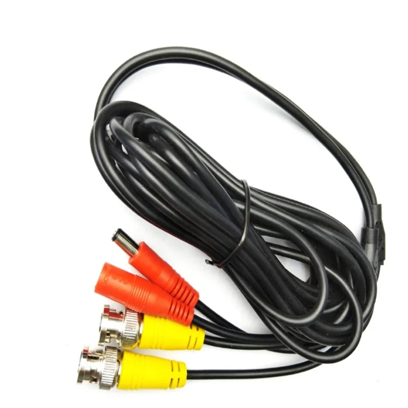 5m 10m 15m BNC+DC 2in1 AHD Camera CCTV Cables HD Video+Power Cable Extension Wire for Analog AHD Surveillance CCTV DVR System Oasis Select