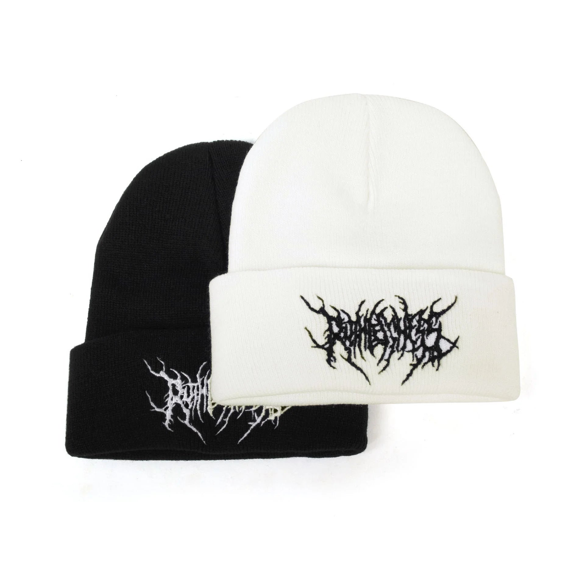 Embroidered Hat Knit Hat Adult Hat Autumn/Winter Hat Insulated Stylish Cold Weather Hat Bowler Hat Anti-Cold Oasis Select