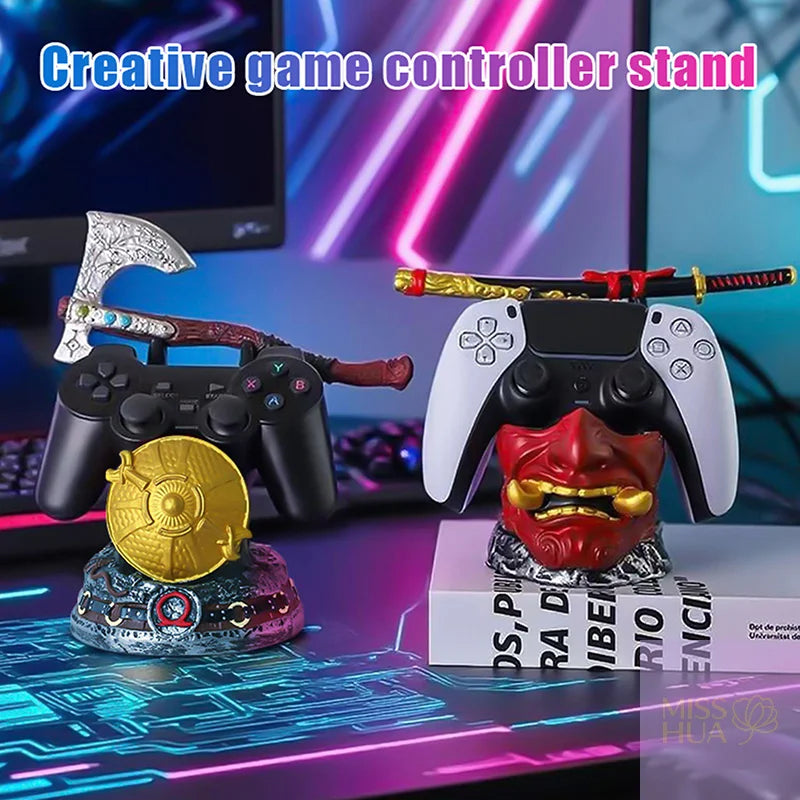 Creative Display Stands PS5 Controller Stand Unique Gamepad Holder Desktop Decoration Game Accessory Home Ornament Oasis Select