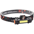LED Magnetic Headlamp XPE+COB | 1200mAh Rechargeable Flashlight