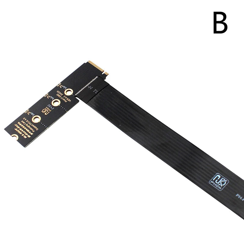 Dual Protocol PCIE4.0 M.2 M Key NVME Extension Cable Riser Card SSD Adapter For 2230 2242 2260 2280 M.2 PCI-e / M2 NGFF SATA SSD Oasis Select B