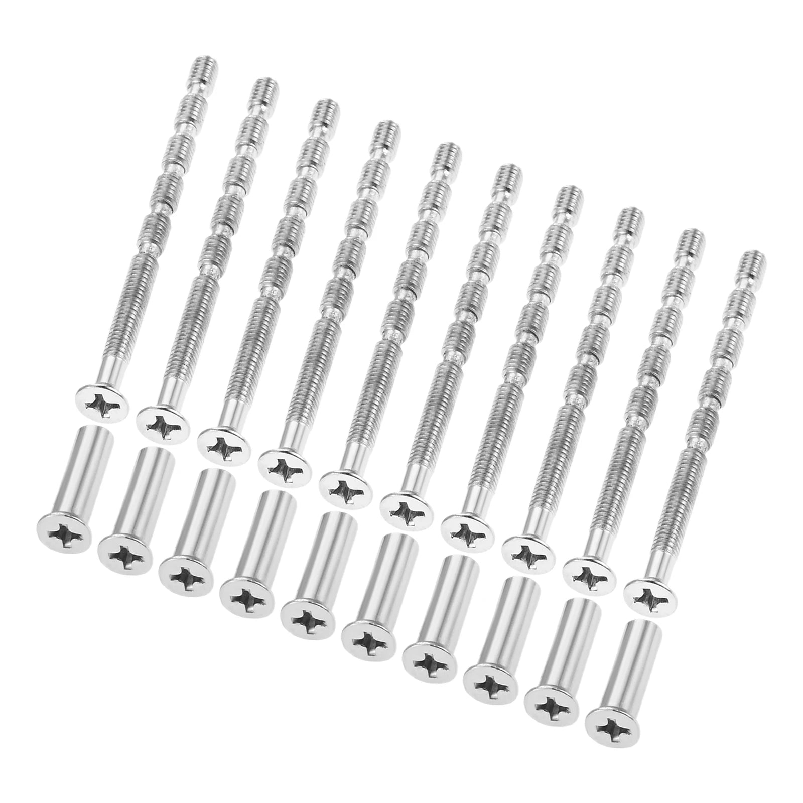10 Sets Cross Iron Screws Cuttable M4*60mm with Nuts M4*16mm for Door Handles,cabinet Drawer Knobs,eyebolts,Furniture Hardware Oasis Select
