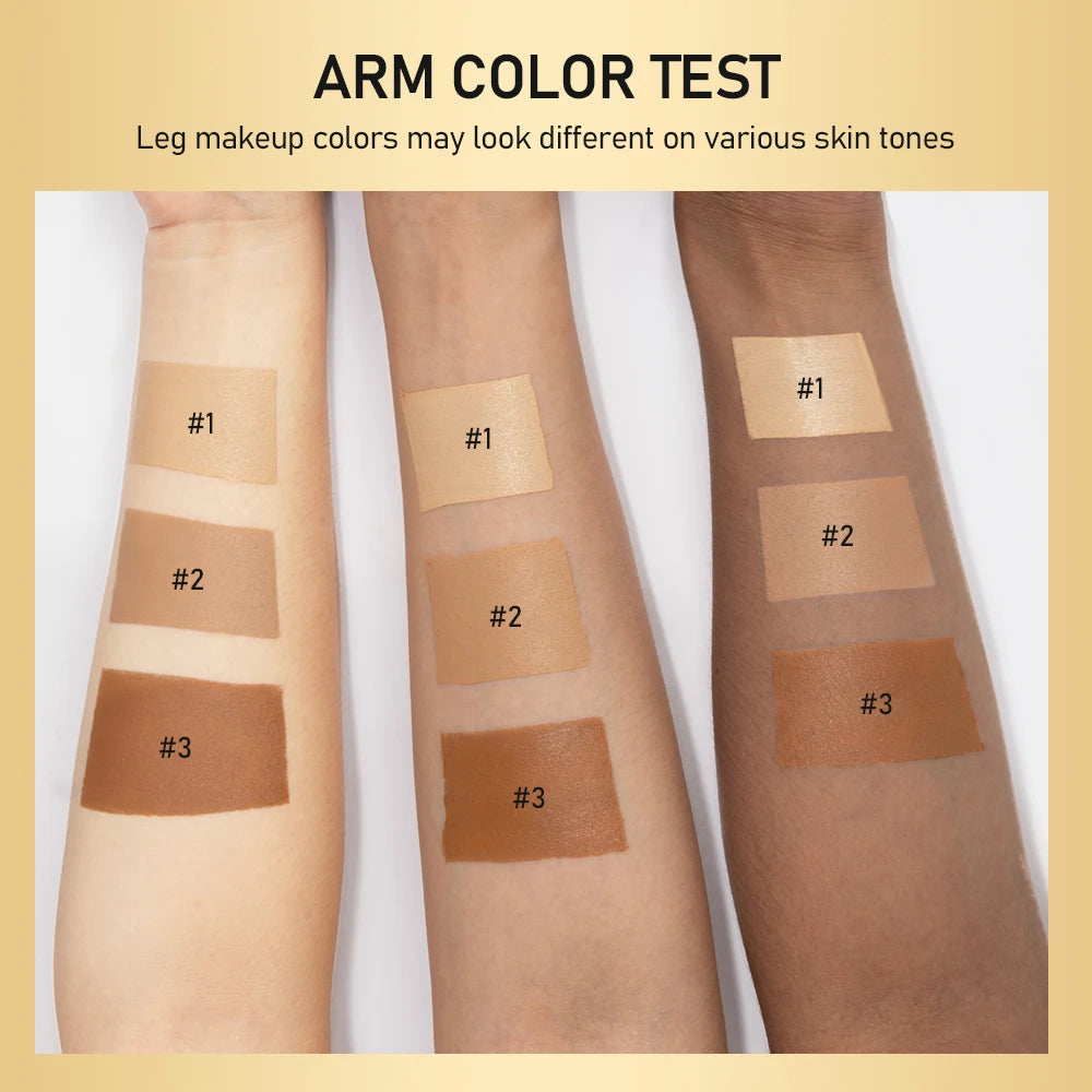Leg Makeup Foundation Moisturizing Cover Blemishes Flawless Looking Legs Water Resistant Transfer Proof Lotion Cosmetics Oasis Select