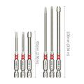 6pc Pagoda Hex Screwdriver Bits – Magnetic S2 Steel Multi-Size Set