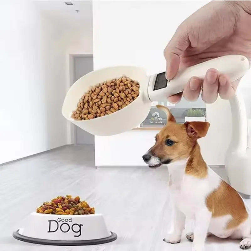 Household pet electronic measuring spoon scale 800g handle spoon scale nutrition scale mini complementary dog food feeding scale Oasis Select