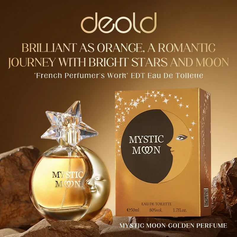 Angel Star Perfume Master-level Alien Eau De Toilette Women Elegant Charm Fresh Natural Vitality Dating Fragrance Spray Oasis Select Moon Gold 50ML