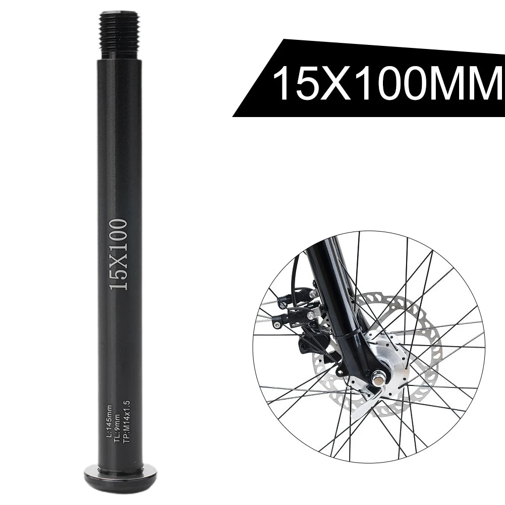 High Quality Bike Thru Axle Bicycle Front Fork 15x110mm Aluminum Alloy Bicycle Components Lever Skewer Sporting Goods Oasis Select