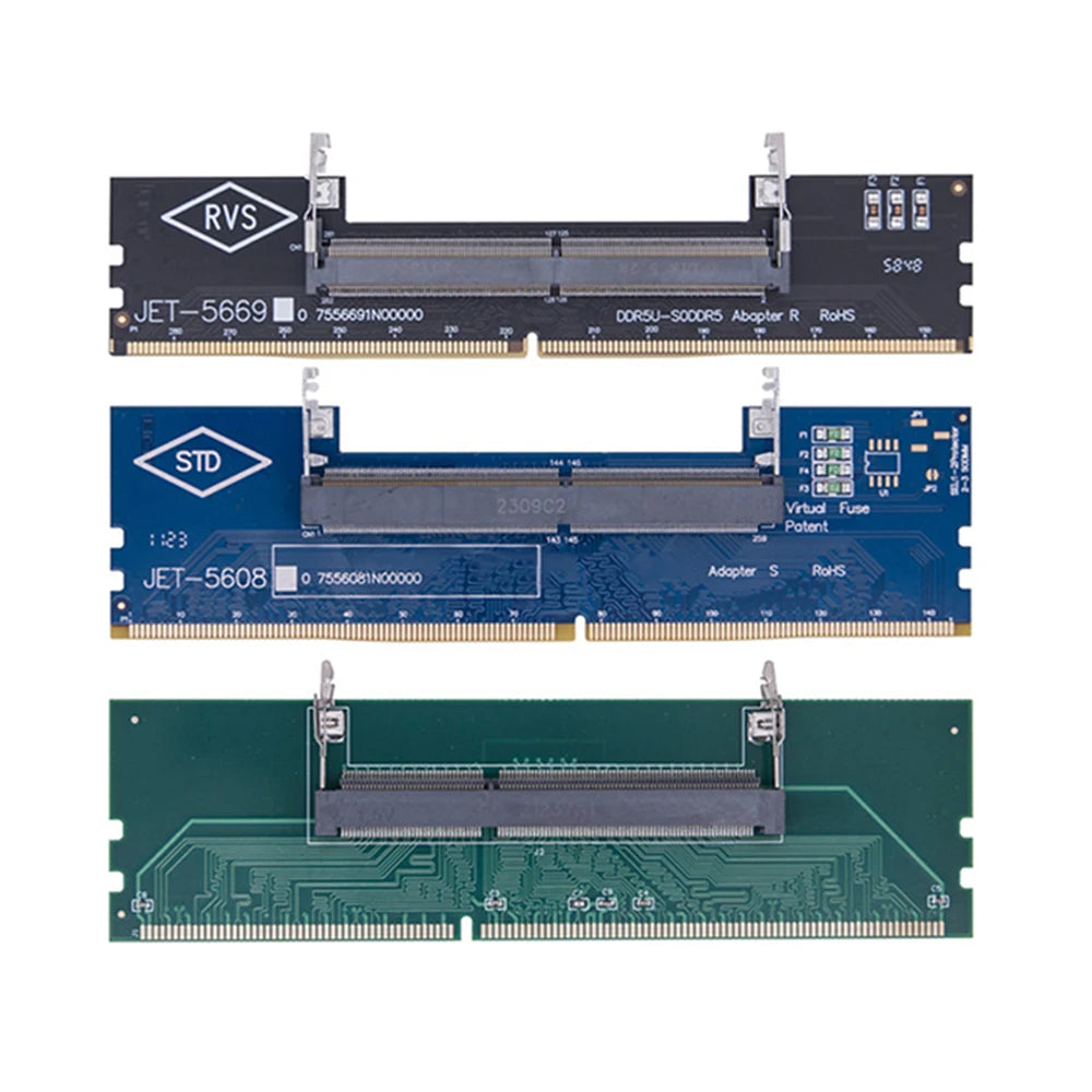 DDR3 DDR4 DDR5 Laptop to Desktop Memory Adapter Card SO-DIMM To PC DIMM Card DDR3 DDR4 DDR5 Memory RAM Connector Adapter Oasis Select