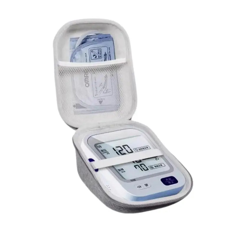 1Pcs Home Electronic Measurement EVA Blood Pressure Bag Hard Case Storage Bag For Upper Arm Blood Pressure Monitor For Omron Oasis Select