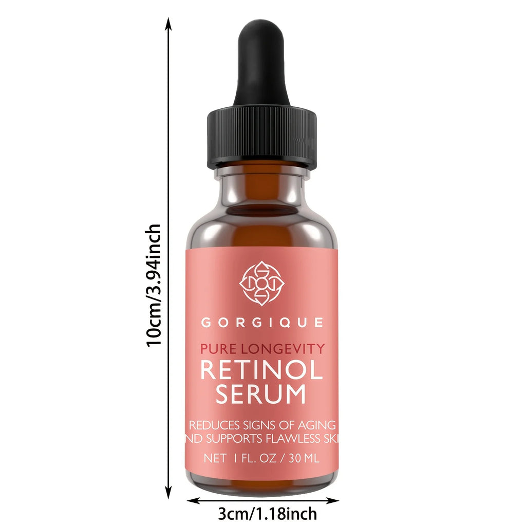 GORGIQUE Retinol Face Serum – Witch Hazel, Ginseng & Myrtle Oil
