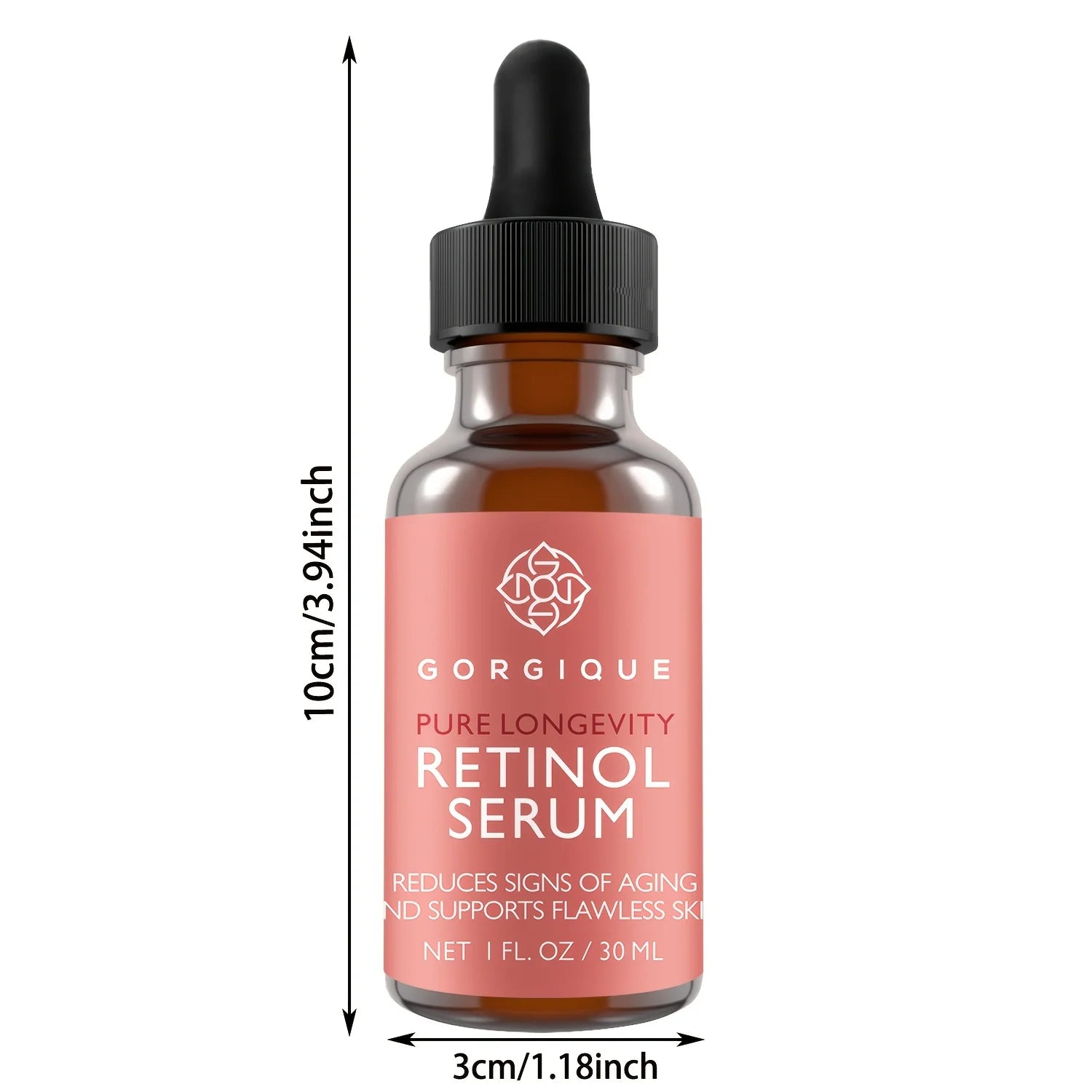 GORGIQUE Retinol Face Serum – Witch Hazel, Ginseng & Myrtle Oil