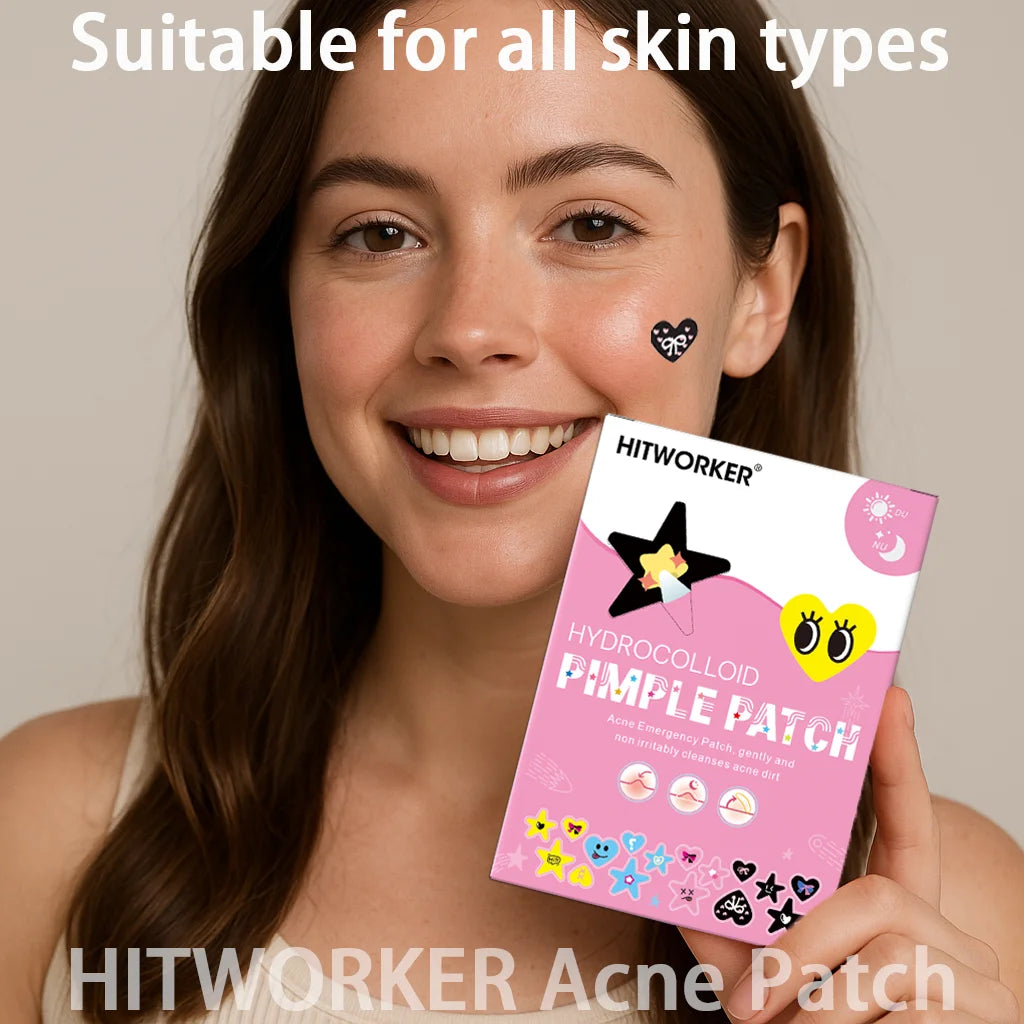 280/140pcs Color Water Colloidal Acne Patch - Alcohol free, odorless, non irritating, cute star shaped invisible acne patch Oasis Select