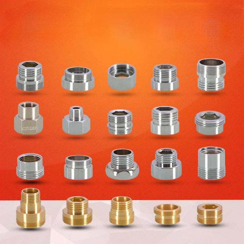 Water Faucet Coupler 1/2 To M16 M18 M20 M22 M24 M28 M32 Thread Connector Conversion Tap Adapter Fitting Bubbler Kitchen Bathroom Oasis Select
