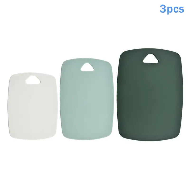 1/3Pcs Plastic Cutting Board Multifunctional Cutting Board For Vegetables Fruits Baby Food Household Non-Slip Cutting Board Oasis Select 3pcs