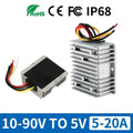 72V 60V 48V 36V 24V 12V to 5V 20A 10A 5A DC DC Buck Power Converter Step Down Voltage Regulator 72Volt to 5 Volt Oasis Select DC 36V 48V (30-60V) DC 5V 15A