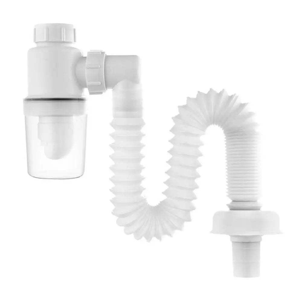 Bathroom Plumbing Kitchen Accessories Washbasin Pipeline Sink Deodorant Strainer Sink Hose Drain Sewer Pipe Oasis Select White