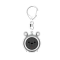 Rechargeable 130dB Self Defense Alarm Girl Ladies Security Protection Alarm Personal Safety Loud Scream Keychain Emergency Siren Oasis Select Black