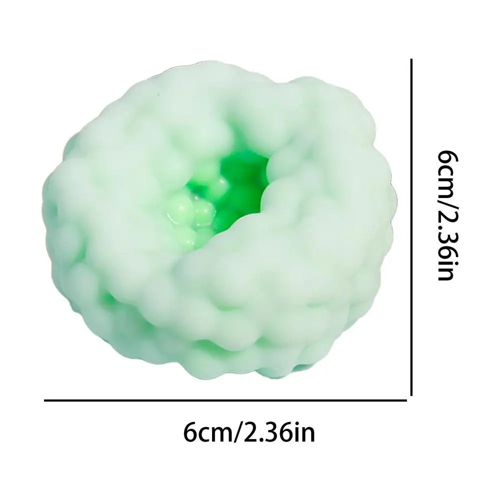 Stress Balls Shapeable Squishys Sand Ball Stress Ball Stress Relief Noisy Ball Desktop Squeezing Soothing Anti-Stress Toy Oasis Select Green