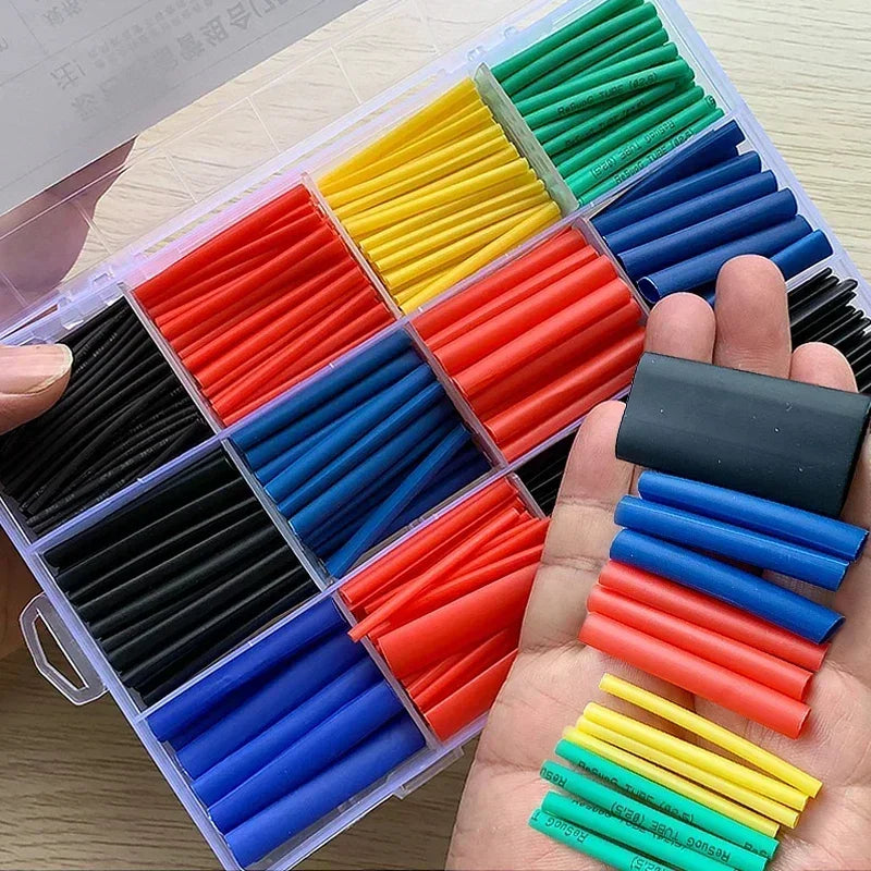 Et Polyolefin Shrinking Assorted Heat Shrink Tube Wire Cable Insulated Sleeving Tubing Set Shrinking Heat Shrinkable Tubing Oasis Select
