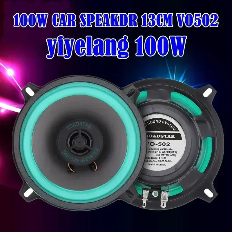 4/5/6.5 Inch Car Speakers Coaxial Subwoofer Universal Automotive Audio HiFi Music Full Range Frequency Car Stereo Speaker Oasis Select