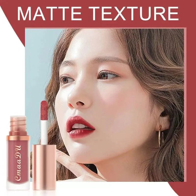 1 Pcs Velvet Matte Lipstick Lip Gloss-Long-Lasting Waterproof Non-Stick Holiday Stage Makeup Beautifully Packaged Easy Coloring Oasis Select