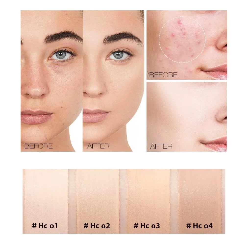 O.TWO.O Full Coverage Liquid Concealer – Waterproof & Brightening