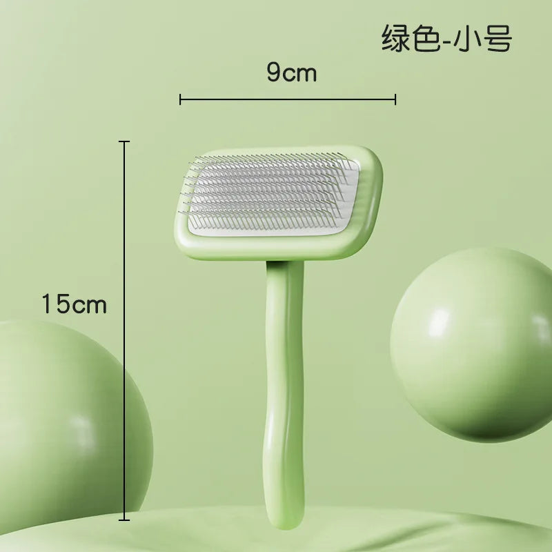 Pet Dog Comb, Bichon Frise Comb, Special Plucking Comb, Small Dog Hair Fluffy, Cleaning and Beauty Needle Comb Products Oasis Select S square head green Pet grooming comb