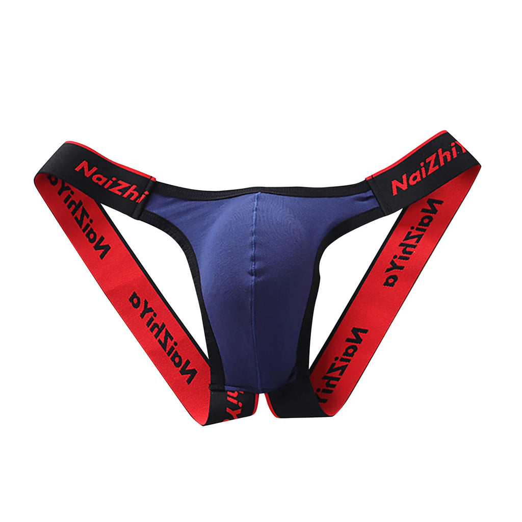 Men Sexy Gay Thongs Polyester Cueca Hombre Jockstrap Men Erotic Open Back Underwear Mens Erotic Low Waist Thong T Shape G String Oasis Select