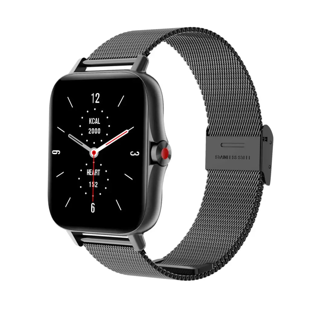 New Men 1.69 Inch Blue Tooth Call Smartwatch Heartrate Testing Music Playing Waterproof Women Sports Smart Watches Fashion Oasis Select BKBKM