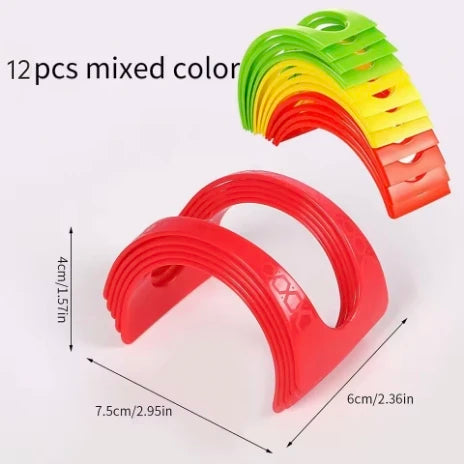 Taco Holder Mexican Pancake Rack Tortilla Tray Food Pallet Holder Kitchen Supplies Oasis Select 12pcs mixed color