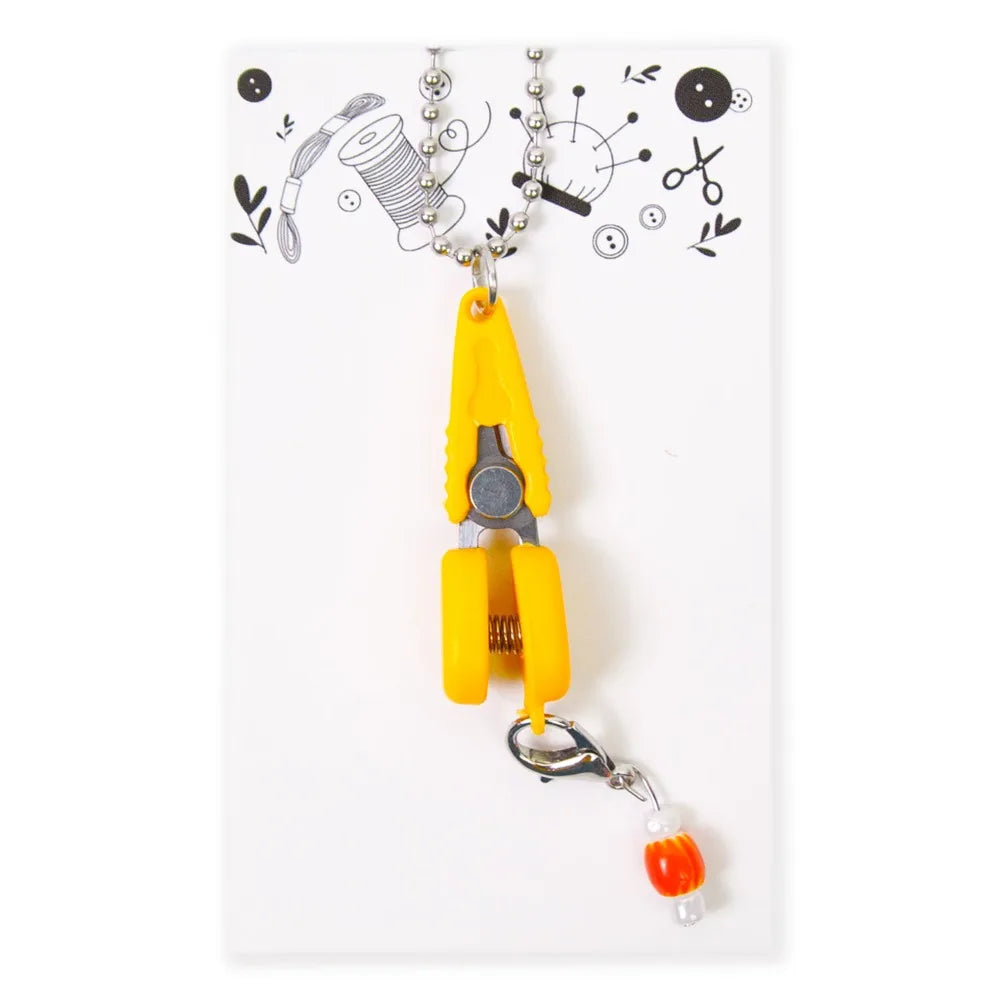with Protective Cover Mini Pocket Scissors Straight Tip Metal Sewing Small Scissor DIY Cross Stitch Thread Trimmer School Office Oasis Select Yellow