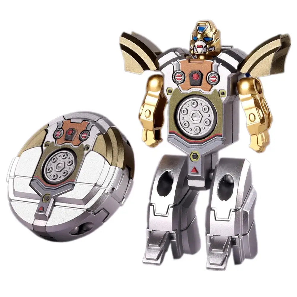 Robot Transformation Fidget Hand Spinner Toy – Kids & Adults Fidget Spinner Toy Oasis Select Silvery