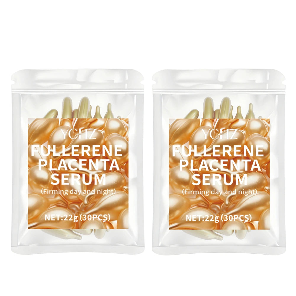 YCHZ Collagen & Hyaluronic Acid Face Serum Capsules 30ct