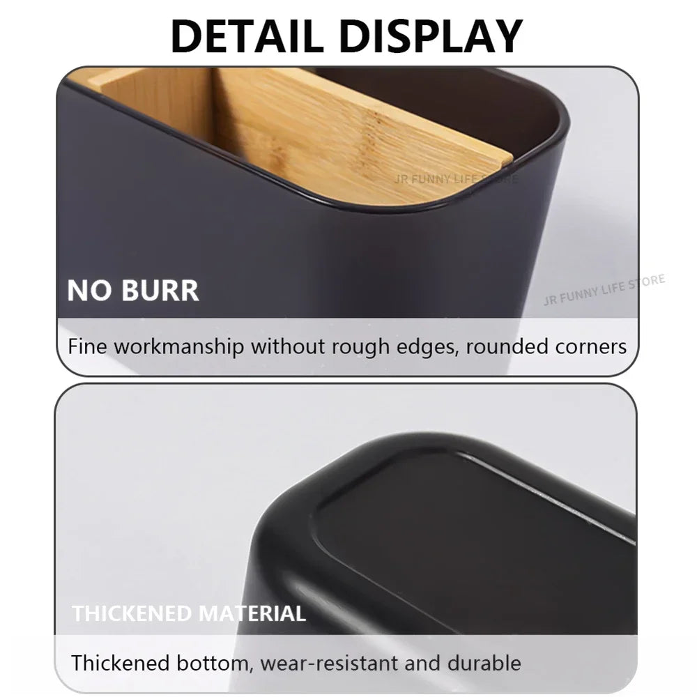 Bamboo Electric toothbrush Holder Razor Makeup Brush Storage Box Toothpaste Toothbrush Stand Bathroom accessories Oasis Select